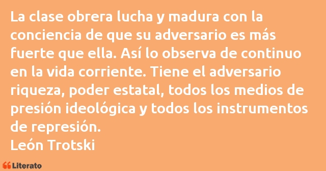 Frases de León Trotski