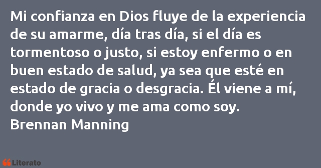 Frases de Brennan Manning