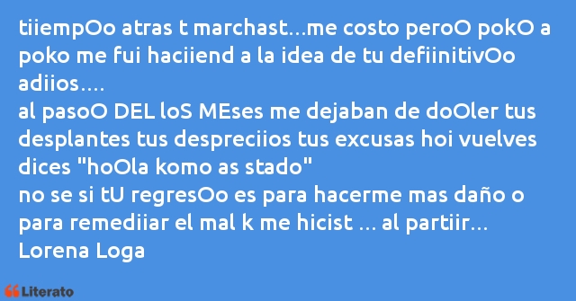 Frases de Lorena Loga