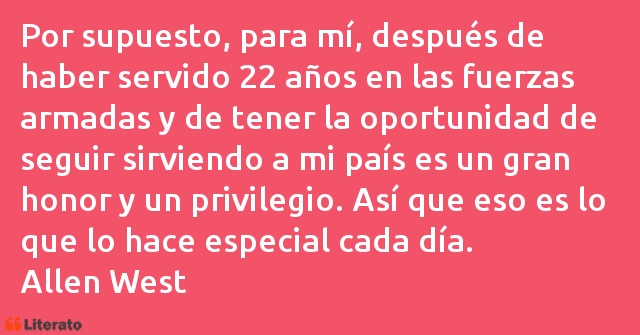 Frases de Allen West