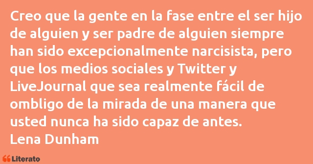 Frases de Lena Dunham