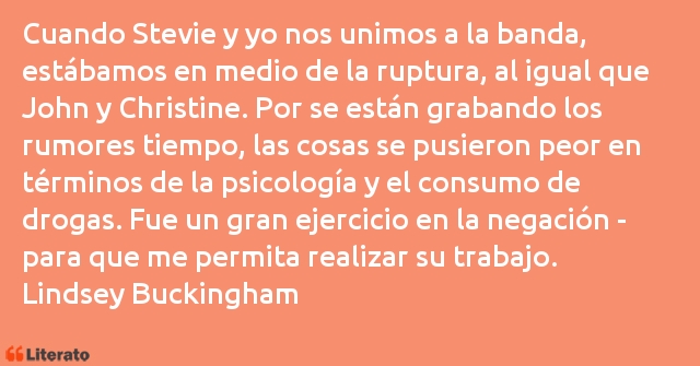 Frases de Lindsey Buckingham