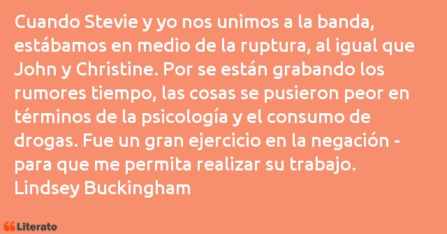 Frases de Lindsey Buckingham