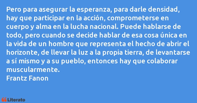 Frases de Frantz Fanon