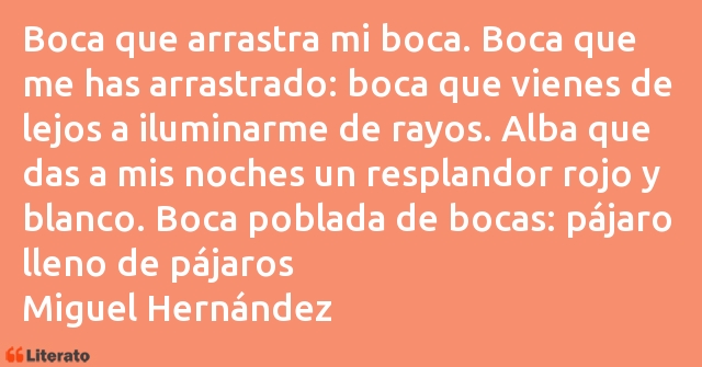 Frases de Miguel Hernández