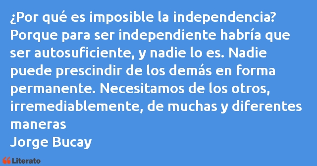 Frases de Jorge Bucay