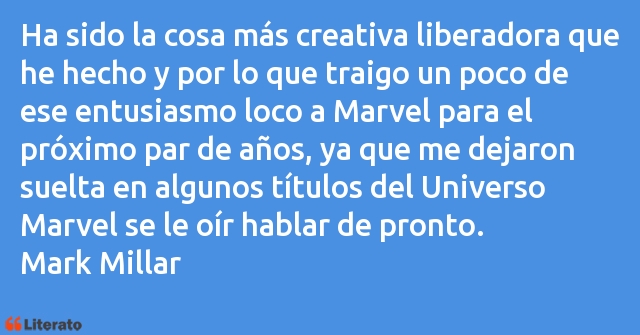 Frases de Mark Millar