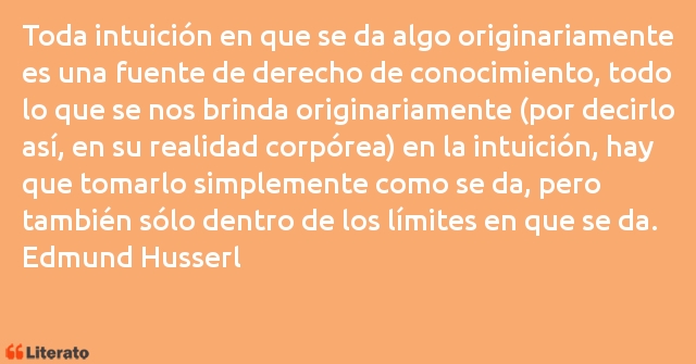 Frases de Edmund Husserl