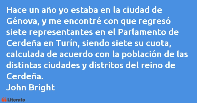 Frases de John Bright