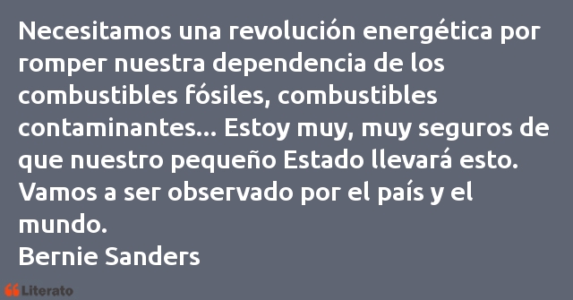 Frases de Bernie Sanders