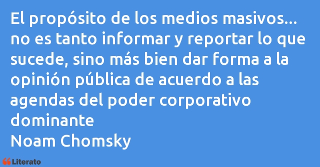 Frases de Noam Chomsky