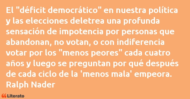 Frases de Ralph Nader