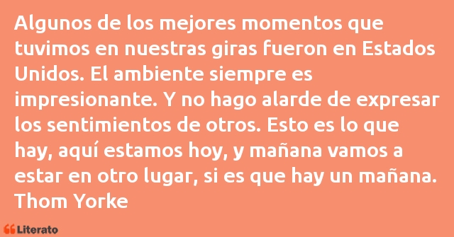 Frases de Thom Yorke