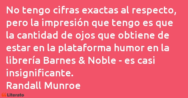 Frases de Randall Munroe