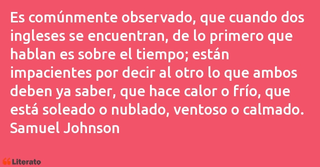 Frases de Samuel Johnson