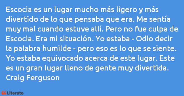 Frases de Craig Ferguson