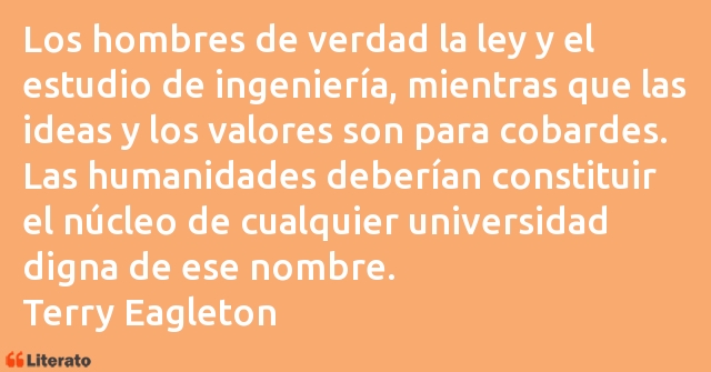 Frases de Terry Eagleton