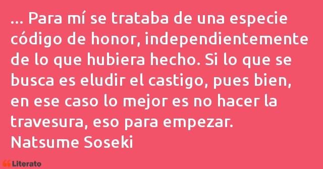 Frases de Natsume Soseki