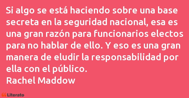 Frases de Rachel Maddow