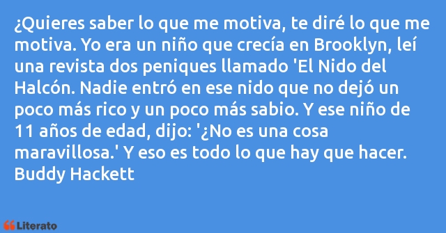 Frases de Buddy Hackett