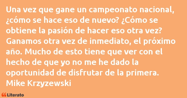 Frases de Mike Krzyzewski