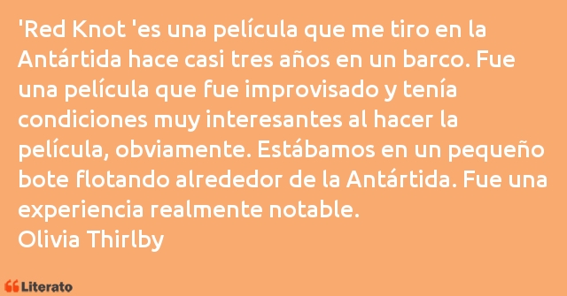 Frases de Olivia Thirlby