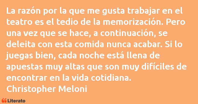 Frases de Christopher Meloni