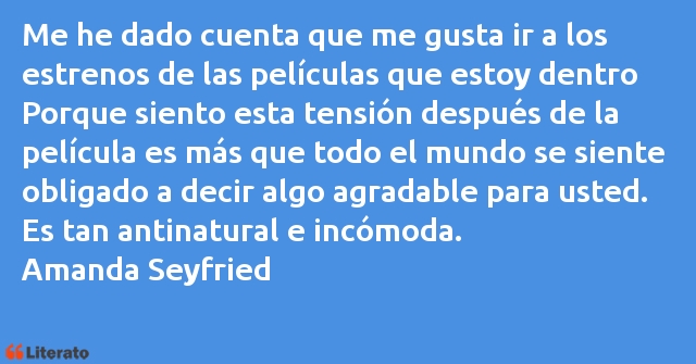 Frases de Amanda Seyfried