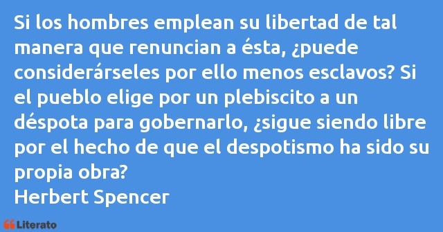 Frases de Herbert Spencer