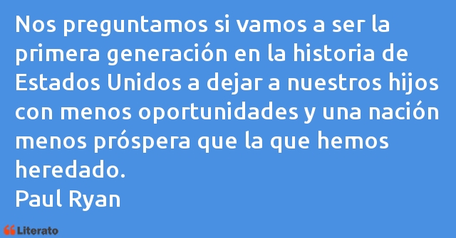 Frases de Paul Ryan