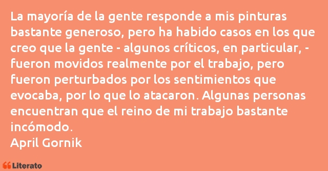 Frases de April Gornik