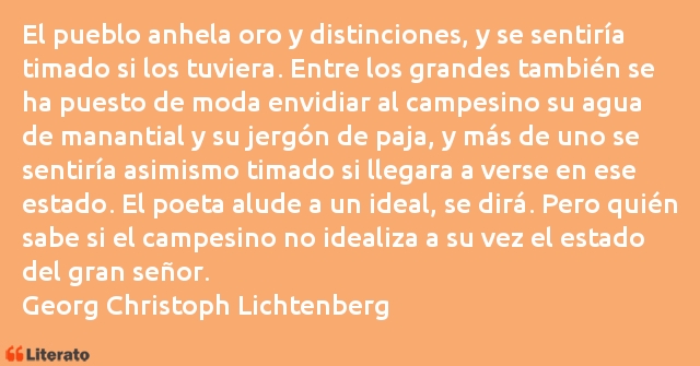 Frases de Georg Christoph Lichtenberg