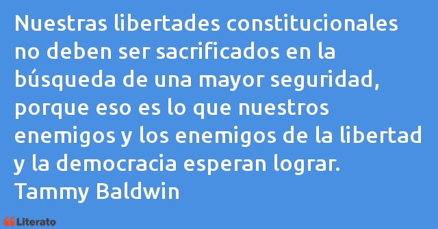 Frases de Tammy Baldwin