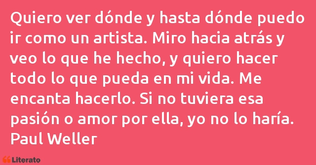 Frases de Paul Weller