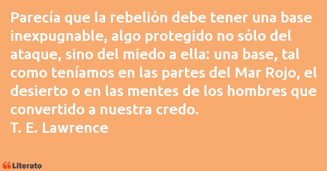 Frases de T. E. Lawrence