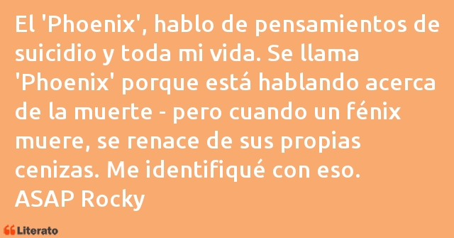 Frases de ASAP Rocky