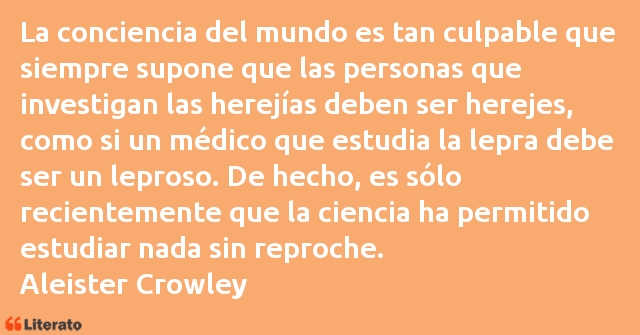 Frases de Aleister Crowley