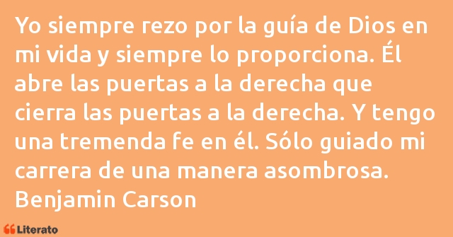 Frases de Benjamin Carson