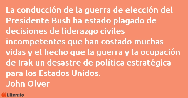 Frases de John Olver