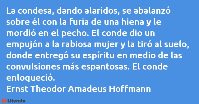 Frases de Ernst Theodor Amadeus Hoffmann