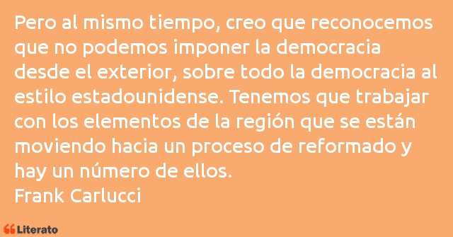 Frases de Frank Carlucci