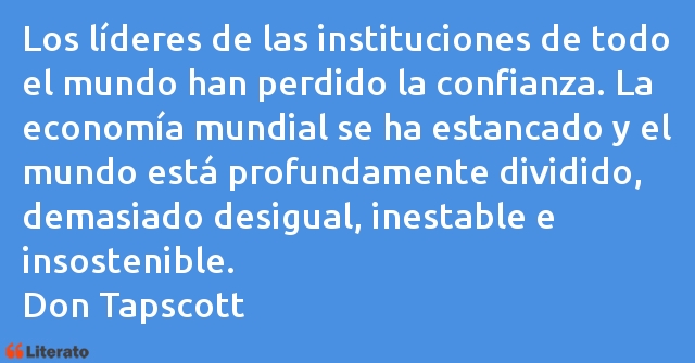 Frases de Don Tapscott