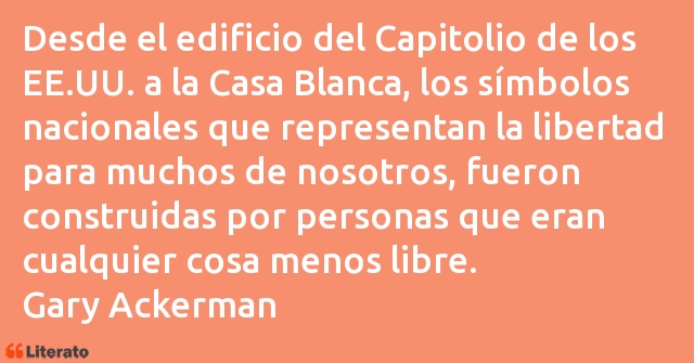 Frases de Gary Ackerman