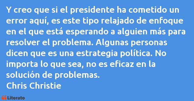 Frases de Chris Christie