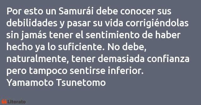 Frases de Yamamoto Tsunetomo