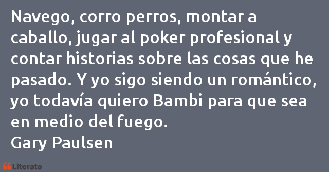 Frases de Gary Paulsen