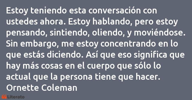 Frases de Ornette Coleman