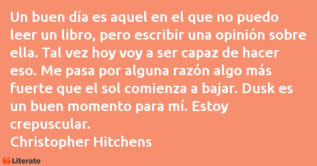 Frases de Christopher Hitchens