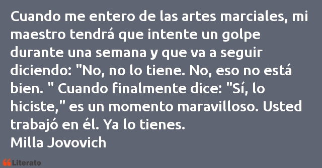 Frases de Milla Jovovich