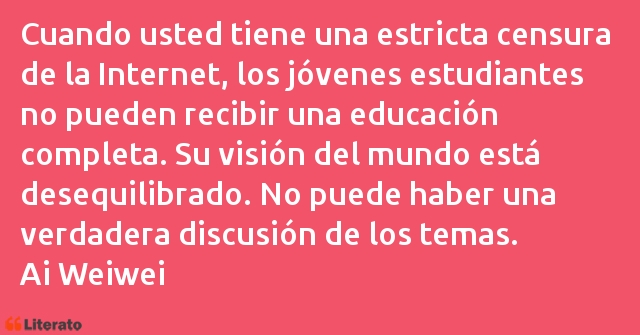 Frases de Ai Weiwei